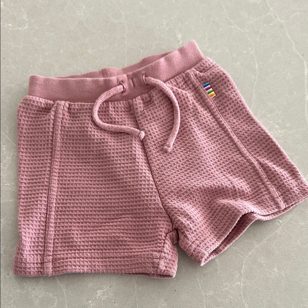 Joha Scandinavian brand Pink Waffle Knit Shorts